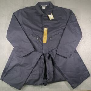 Berne Heritage Deluxe Unlined Twill Coverall Blue XL Regular ( 48-50 ) C210NV